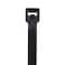 Panduit Cable Tie, 8-1/2 in L, 2 in Max Bundle Dia., Black, Nylon 6/6, 80 lb Strength, 250 PK PRT2H-TL0 - alternate 5